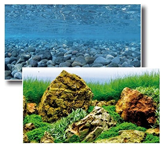 Sfondo Acquario cm90x45h due lati con colla inclusa Sfondo Acquario cm90x45h due lati con colla inclusa